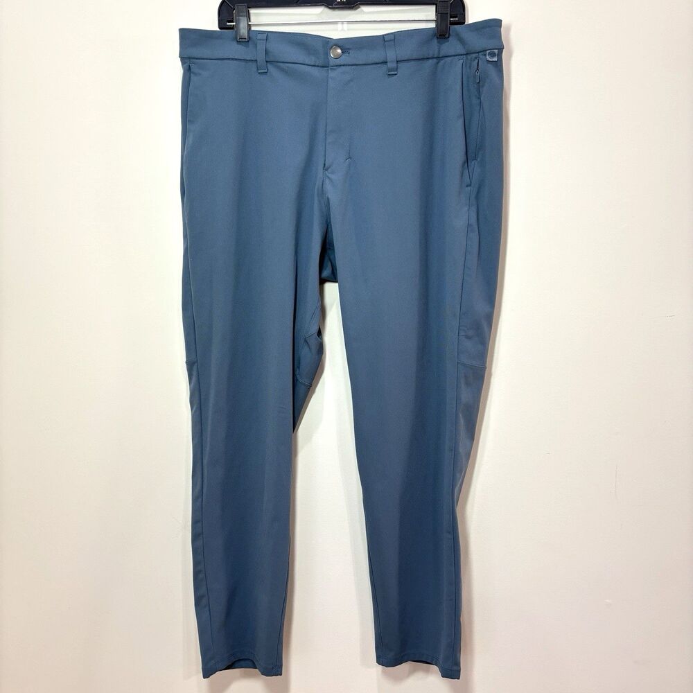 Lululemon Commission ABC Pants Men 38 Slim Blue Stretch Warpstreme Performance